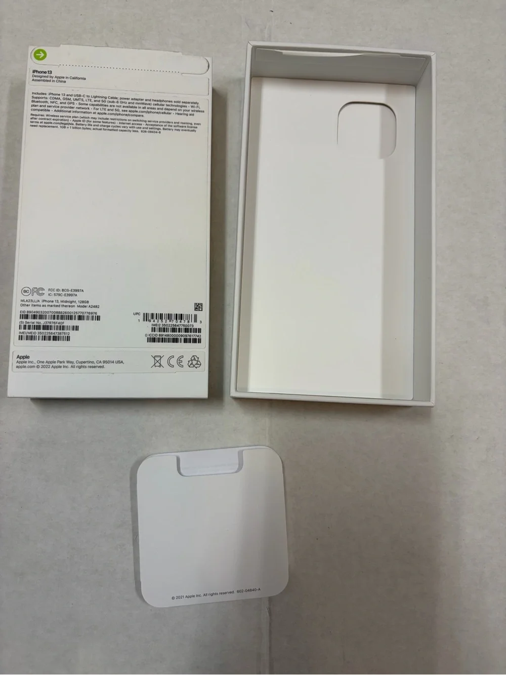 Apple iPhone 13 BOX only
